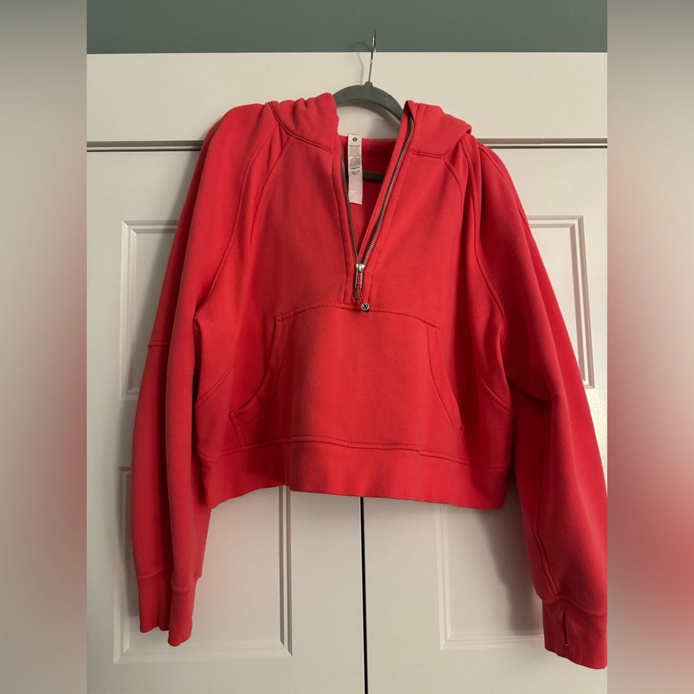 STILL FOR SALE: Lululemon hooded scuba (LIP GLOSS)